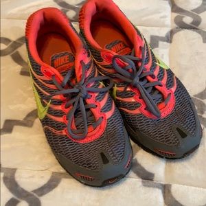 Nike gray with neon accents